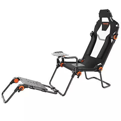 VEVOR Racing Simulator Cockpit Wheel Stand W/Adjustable Gaming Seat Mainstream • £167.99