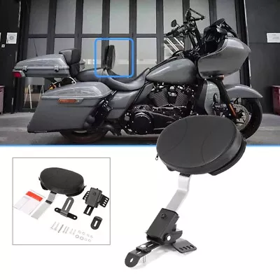 $69.99 • Buy Plug In Driver Rider Seat Backrest Back Rest For Harley 97-16 Road/Street Glide
