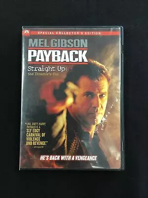 PAYBACK Straight Up: Director’s Cut DVD 1999 Mel Gibson Maria Bello OOP Free S&H • $9.99
