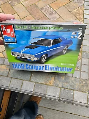 Vintage AMT Factory Sealed Model Car Kit 1/25 1969 Cougar Eliminator • $9.95