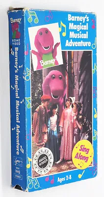$6.20 • Buy BARNEY'S MAGICAL MUSICAL ADVENTURE VHS Video Tape SING ALONG Baby Bop TwynkleElf