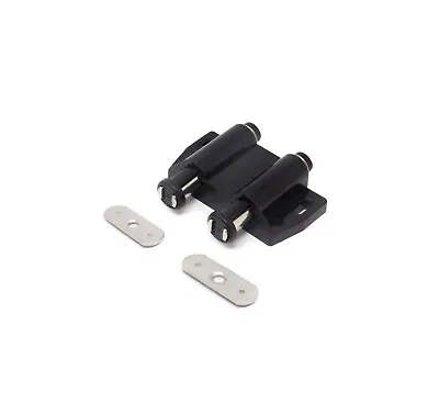 Double Magnetic Pressure Latch For Glass Doors66.5 X 34 X 19mm MC663419(BK)-4 • £4.99
