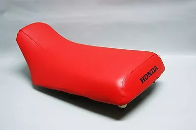 $37.95 • Buy HONDA TRX300 Fourtrax 300 Seat Cover In RED Marine Vinyl Skin W/ Logo (BLACK ST)