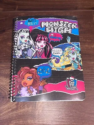 Monster High Composition Notebook 70 Wide Ruled Sheets ~ Ghoul Kids Rule! • $9.99