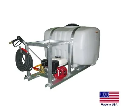 PRESSURE WASHER Commercial - Skid Mounted - 3 GPM - 2500 PSI - 100 Gallon Tank • $3456.10