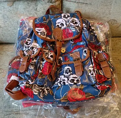 £25 • Buy Wholesale Job Lot 5 X Boho Style Backpacks Skull And Roses Boho Style Backpack