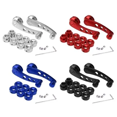 2Pcs Universal Billet Aluminum Window Crank Handle Winder Truck Pickup Door Tool • $24.46