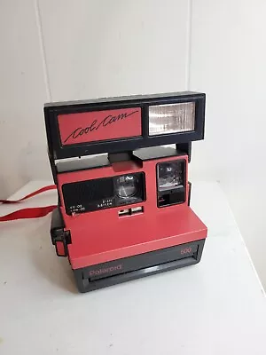 Vintage Polaroid Cool Cam Red & Black 600 Film Instant Film Camera • $39.99