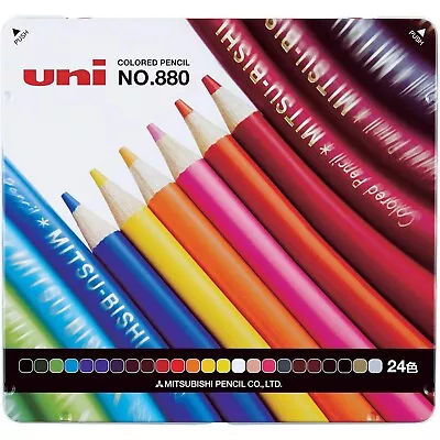 Mitsubishi Pencil K88024CP Colored Pencils 880 24 Colors Height 7.4 X Widt... • $28.80