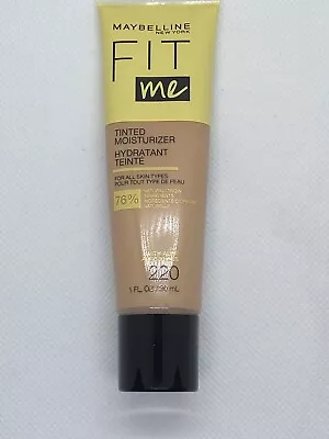 Maybelline Fit Me Tinted Moisturizer For All Skin Types 1 Fl Oz  # 220 • $10