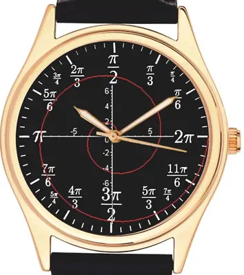 Stunning Pi Spiral Mathematics Trigonometry Art Math Enthusiast's Wrist Watch • $99.99
