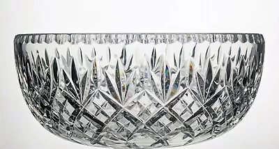 Stunning EDINBURGH Lead Crystal Cut Glass Decorative Centrepiece Bowl - 20cm • £30