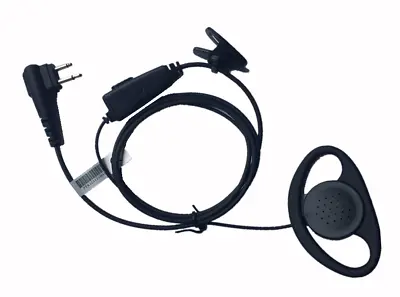 D Shape Earpiece Headset Mic With Ptt For Motorola CP200 EP450 CP185 PR400 GP300 • $10.95