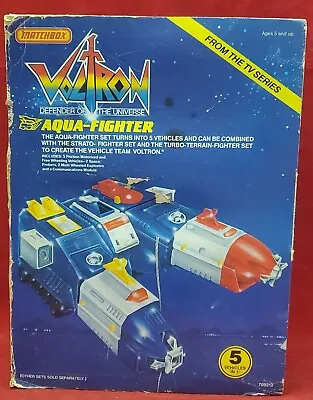 Vehicle Voltron Aqua-Fighter Vintage 1985 Matchbox With Box • $225