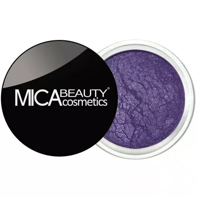 MICA BEAUTY Mineral Eye Shadow Glitter LAVENDER 19 Purple Full Size 2.5g NeW • $18.33