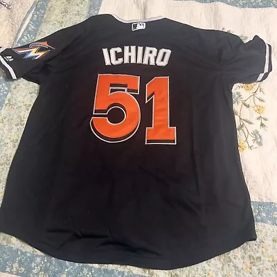 New!!  Miami Marlins Ichiro Suzuki Jersey!! Medium • $47