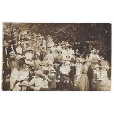 £9.99 • Buy CHIPPING NORTON Flower Show Crowds 1913 #11, RP Postcard By Packer