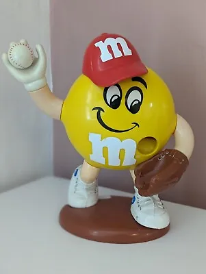 £10.99 • Buy Vintage M&M Baseball Pitcher Candy Chocolate Dispenser Collectable Yellow