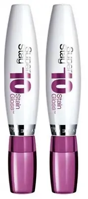Maybelline Superstay 10 Hour Stain Gloss Luxurious Lilac 0.35 Oz (2 Pack) • $7.75