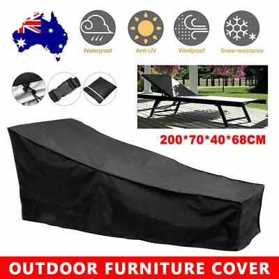 $16.99 • Buy Outdoor Furniture Cover Heavy Duty Sun Lounge Covers Waterproof Bed Chair Cover