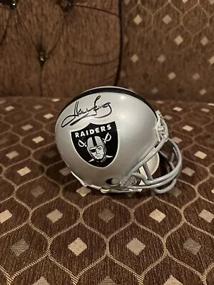 HOWIE LONG Oakland Raiders Signed Mini Helmet Beckett COA • $90