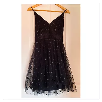 Dotti Black Party Dress With Sparkle 12 • $10