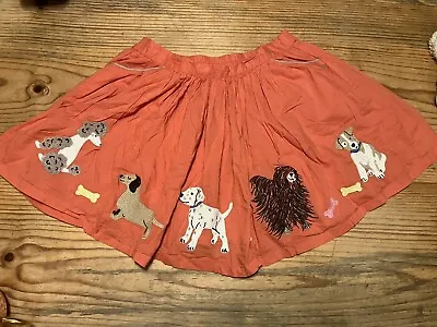 Mini Boden Appliqué Dog Skirt 5-6 Years Old  • $25