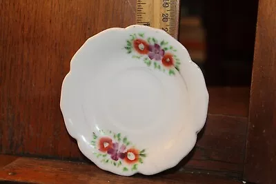 Vintage 4  Made In Occupied Japan Hand Painted Saucer • $4