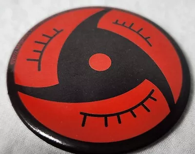 Naruto: Shippuden Mangekyo Sharingan Itachi Metal Pinback Button     2  3/16  • $18.40