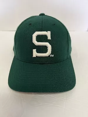 Vintage Michigan State Spartans Logo Athletic S Snapback Hat Cap Wool • $29.98