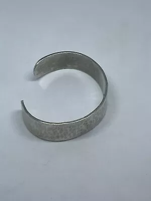 Vintage￼ Marjorie Baer SF Silver Tone Metal Cuff Bracelet • $29.99