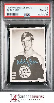 1970 O-pee-chee Deckle Edge #4 Bobby Orr Bruins Hof Psa 8 • $11.50