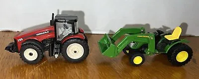 ERTL VERSATILE 290 FARM TOY TRACTOR & John Deere E0219 Lawn Tractor • $8.99