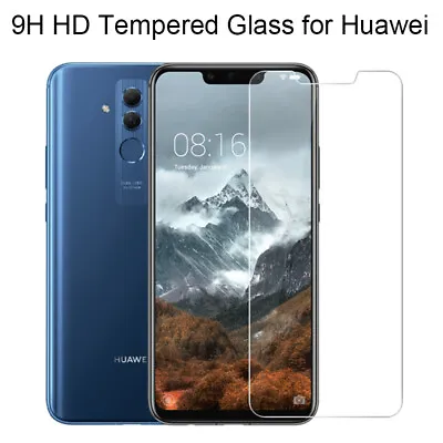 9H Premium Tempered Glass Film Screen Protector For Huawei V30 P40 Y9a Y8 Y6p Y5 • £2.03