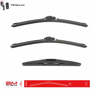 Front And Rear Windshield Wiper Blade For MINI COOPER CLUBMAN F54 16-22 Set 3 • $25.40