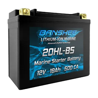 Banshee  For All 25HP Or Less Yamaha Outboard Motors Starter Battery • $184.55