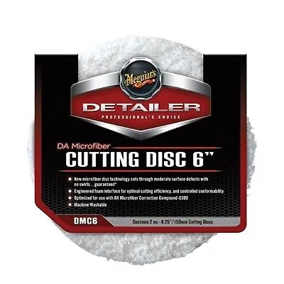 Meguiars DMC6 DA Microfiber Cutting Disc 6  Pack Of 2 • $29.99