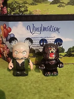 DISNEY Vinylmation 3  Park Set Pixar Villains Lot Mordu Bear Old Witch Chaser • $9.99