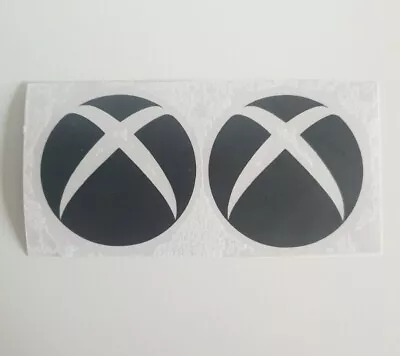 Xbox Console Vinyl Decal Sticker X2 Xbox Symbol Wall Laptop Lunch Box Bedroom  • £2