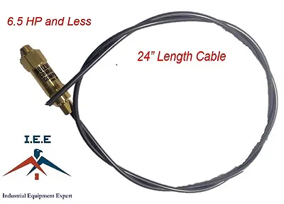 $15.89 • Buy New Throttle Control Cable For Gas Air Compressors Unloader Bullwhip 24 