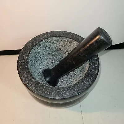 Cole & Mason Granite Mortar & Pestle 7  Diameter Extra Large Great For Guacamol  • $54.87