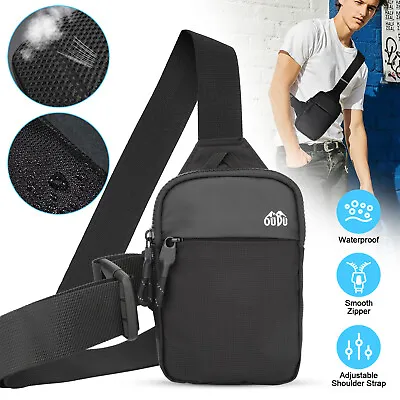 Waterproof Men Women Sling Bag Chest Cross Body Travel Sport Small Shoulder Pack • $12.48