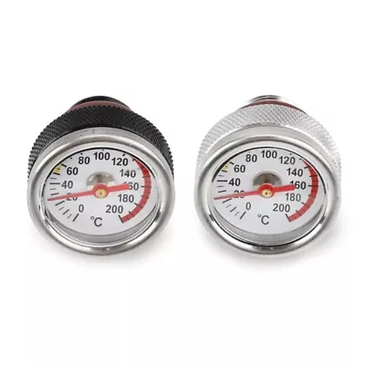 Motorcycle Oil Temperature Gauge Oil Caps M20x1.5 0-200℃ Oil Temperature Monitor • £14.68