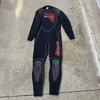 $69.99 • Buy BARE 3/2mm Sport Full Wetsuit Mens XL Blk/Red