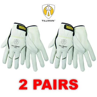 $41.95 • Buy Tillman 1488 TrueFit Top Grain Goatskin Welding Gloves (Sizes: S-XL) - 2 PAIRS
