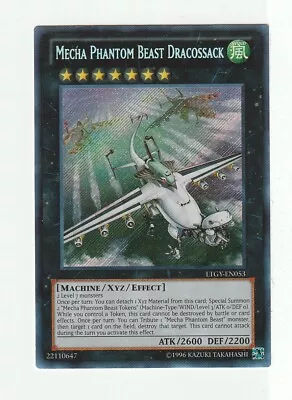 YuGiOh Mecha Phantom Beast Dracossack - LTGY-EN053 FOIL MP • $17.99