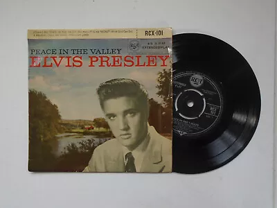 Elvis Presley : Peace In The Valley Ep  7  Vinyl Record • $1.87