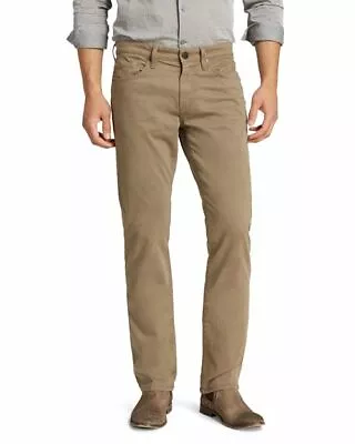 $176 New J Brand Men's Beige Kane Stretch Straight Fit Denim Jeans Pants Size 28 • $49.58