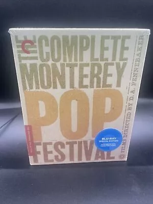 THE COMPLETE MONTEREY POP FESTIVAL - Criterion  - BluRay - BRAND NEW SEALED!! • $60