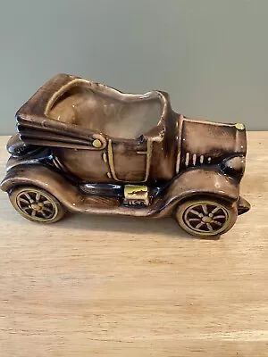 1950s McCoy Pottery Pottery Car Planter Vase Automobile Old Plant Pot Marked USA • $10